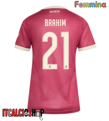 Real Madrid Brahim Diaz #21 Terza Maglia Femmina 2026-27 Manica Corta